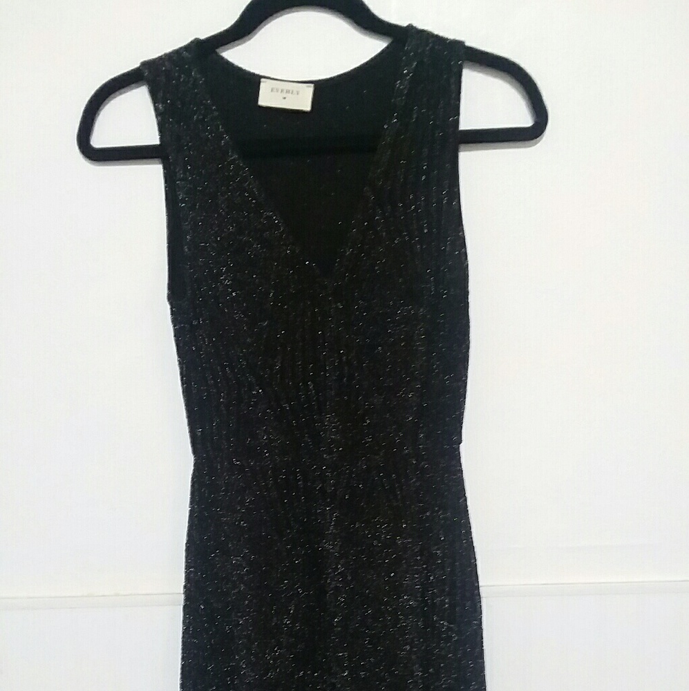 Women's size S sleeveless dress everly black